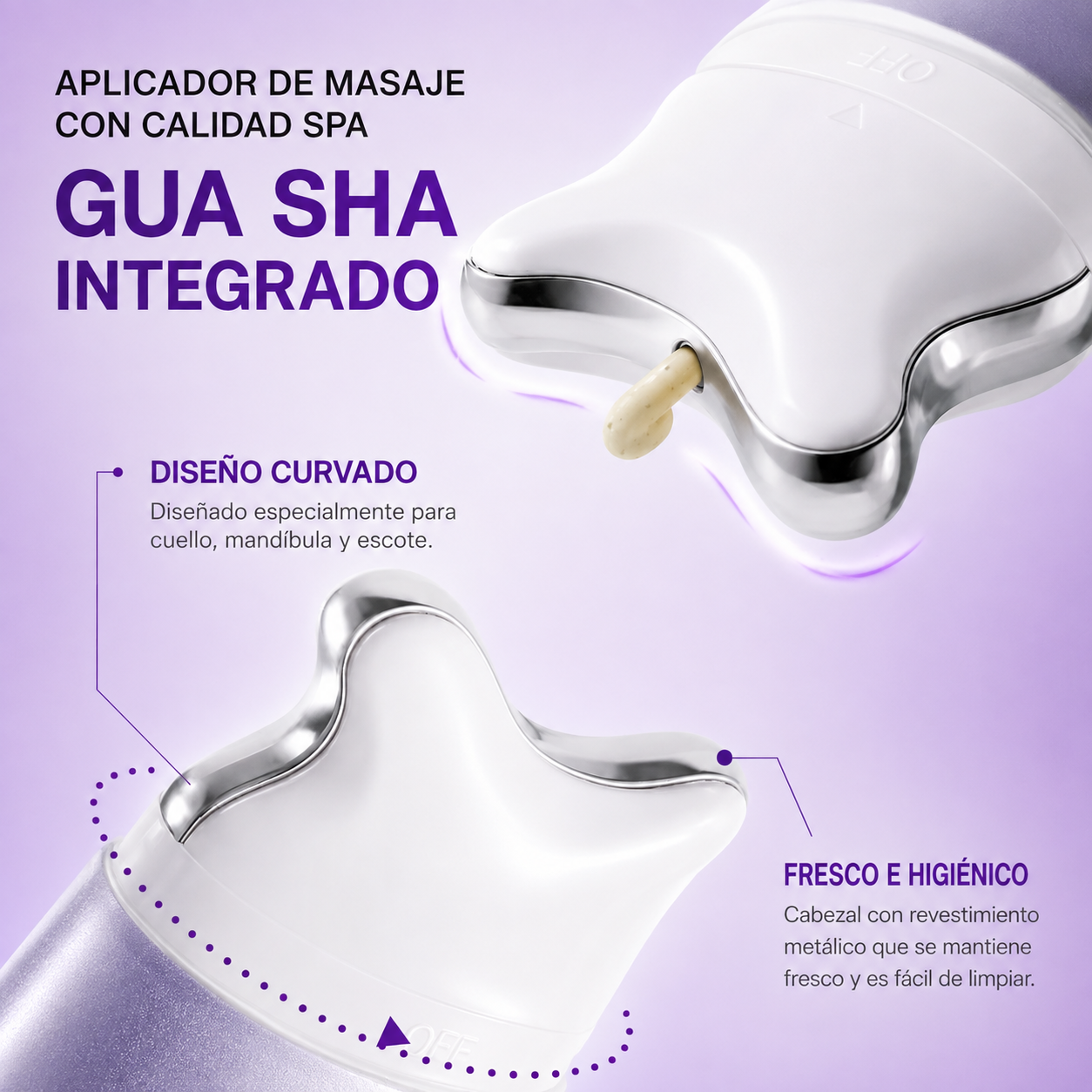 Crema Facial de Colágeno + Retinol con Gua Sha