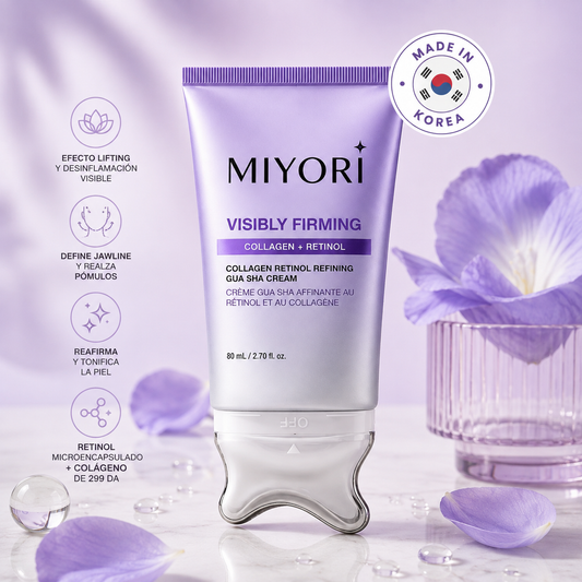 Crema Facial de Colágeno + Retinol con Gua Sha